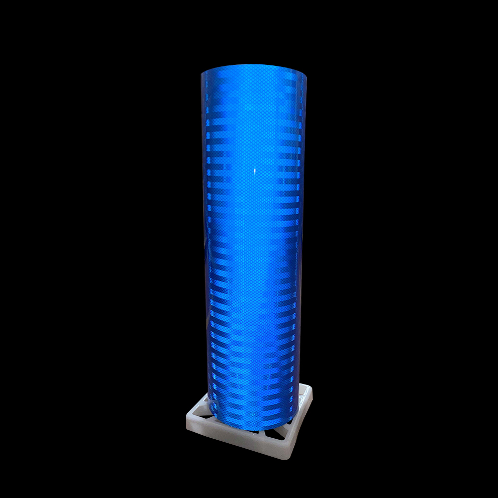 Blue High Intensity Prismatic Reflective Sheeting - 